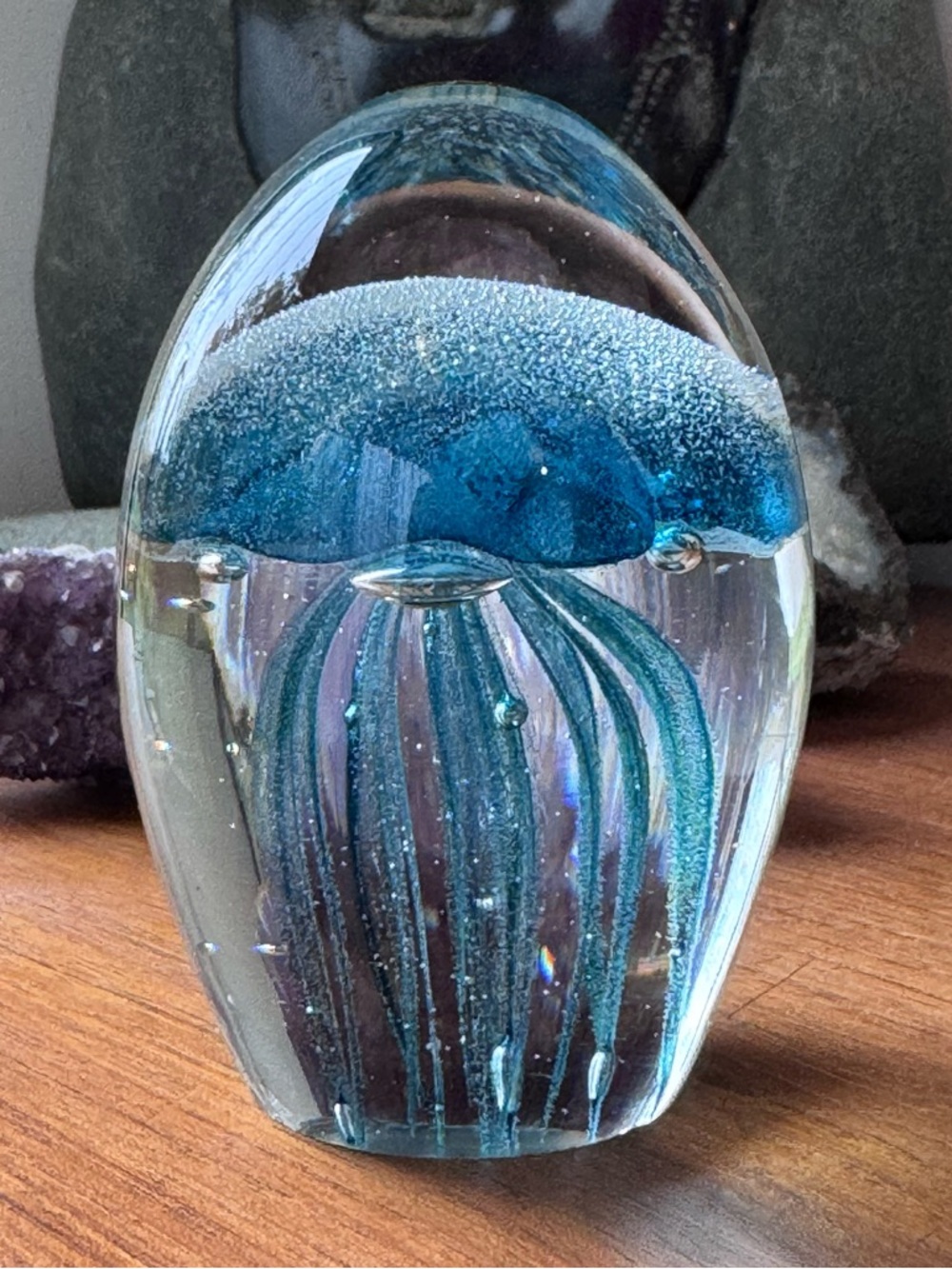 Jellyfish Hand-blown Art Glass